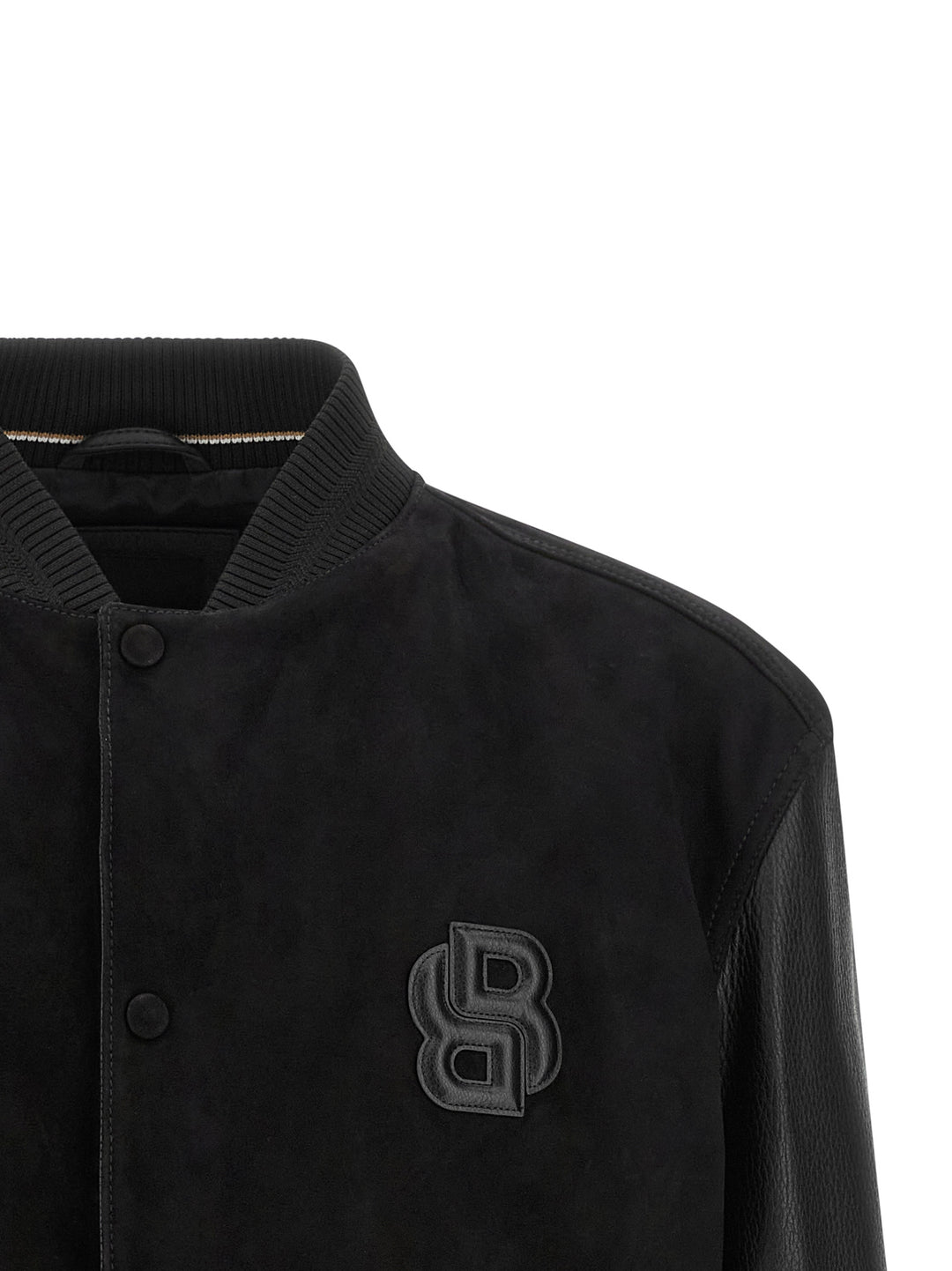 Hugo Boss Leather Bomber Jacket Puffer Jackets - Nero | d5d215dc505d8c71995b1005682627b3e556f4be