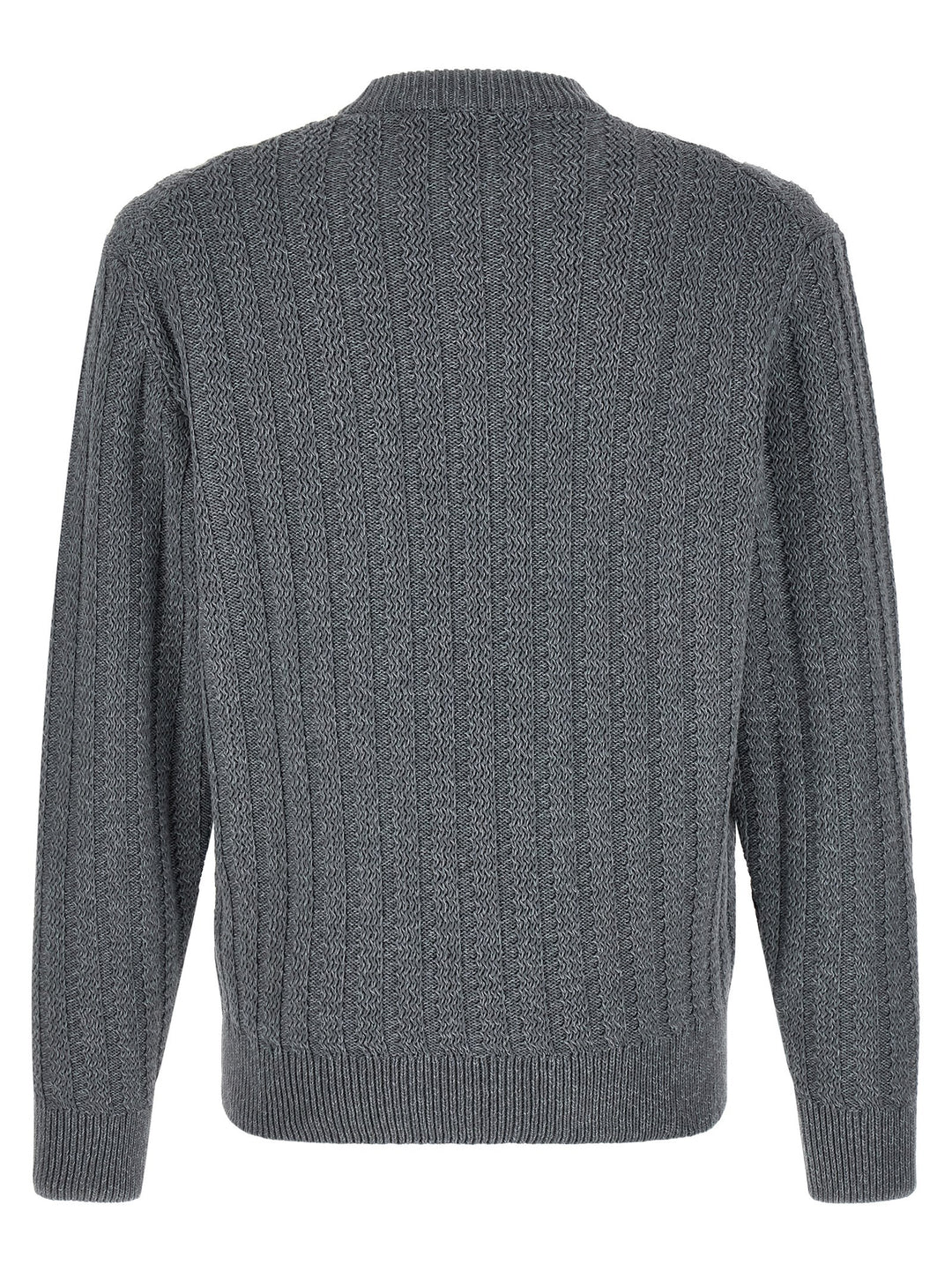 Hugo Boss Cotton Sweater Maglioni - Grigio | 856faf98c8ece112f794f98f7b85e772923da41f