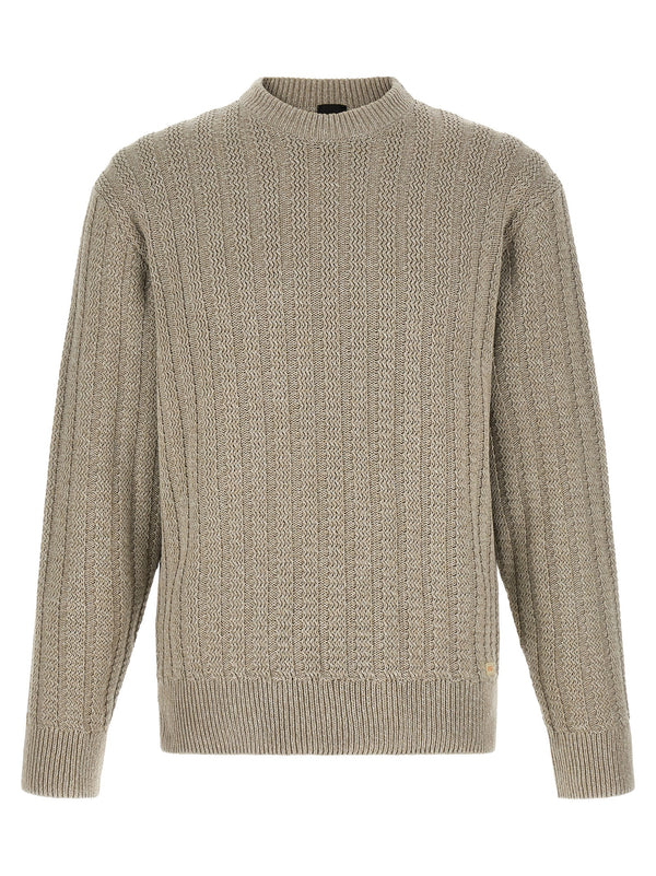 Cotton Sweater Maglioni Beige