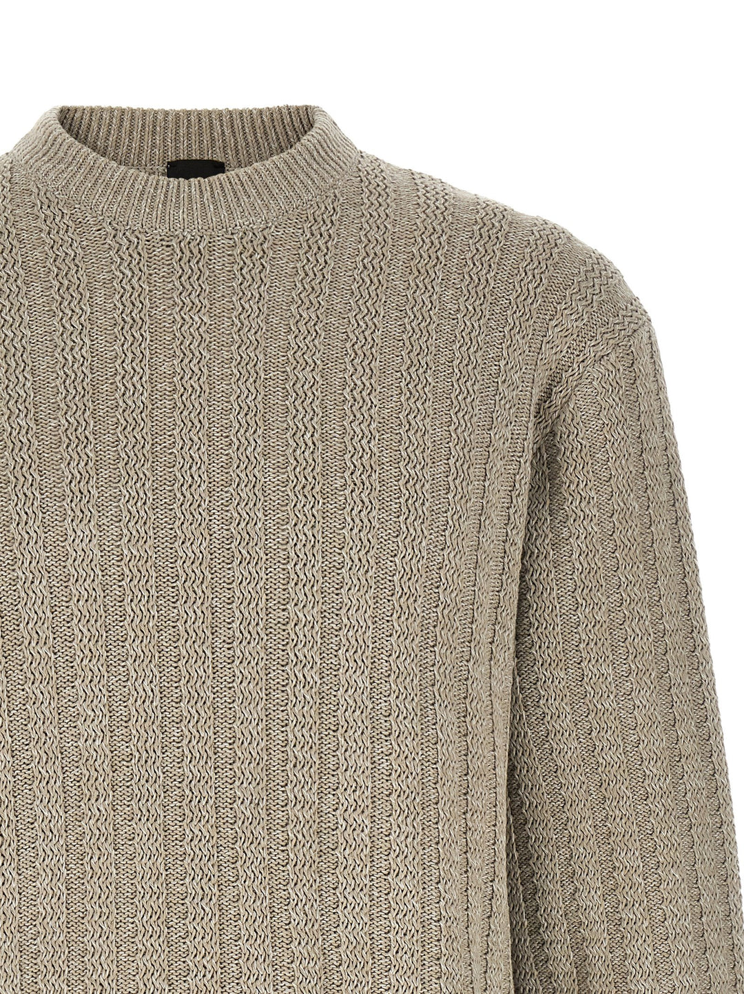 Hugo Boss Cotton Sweater Maglioni - Beige | e234fb7319ac42a3e52d9384b23e296eb8508c96