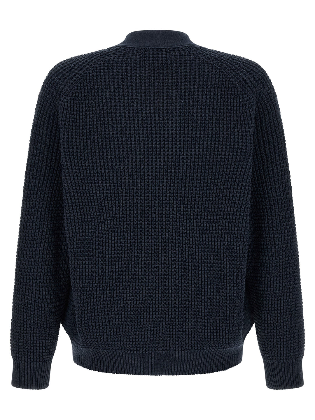 Hugo Boss Honeycomb Cardigan Maglioni - Blu | 0095c4f7e66820695e6fbd96dd28ea2833d67425