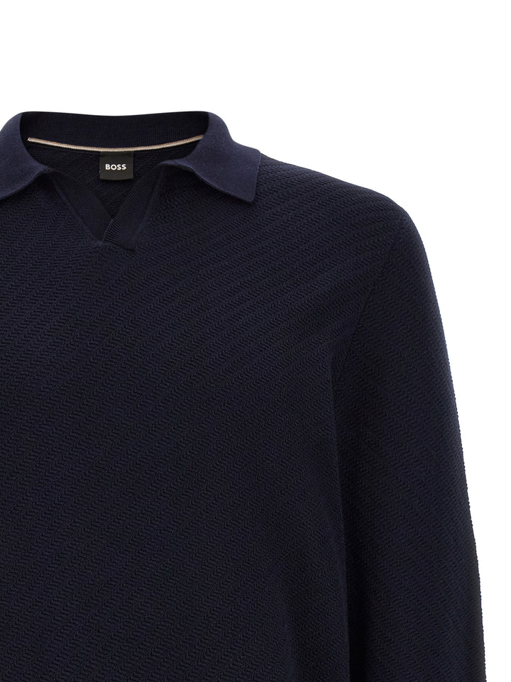 Hugo Boss H-Lomarino Polo - Blu | 09f2cc900d432c3f4bb8830c3112d951e339d497
