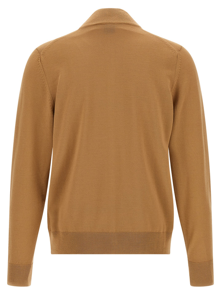 Hugo Boss Shaved Knit Cardigan Maglioni - Marrone | 4f75e497eee59bb11f8f900ded99925870d34281