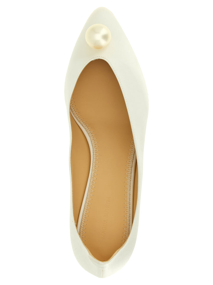 Magda Butrym Pearl Decollete - Bianco | 50b24883eb586e42182d403687e7cf40b4c49cb6