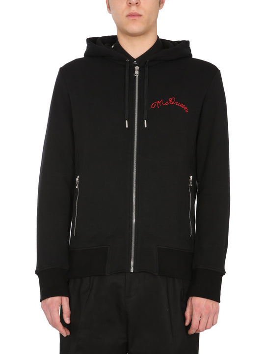 Hooded Sweatshirt With Zip