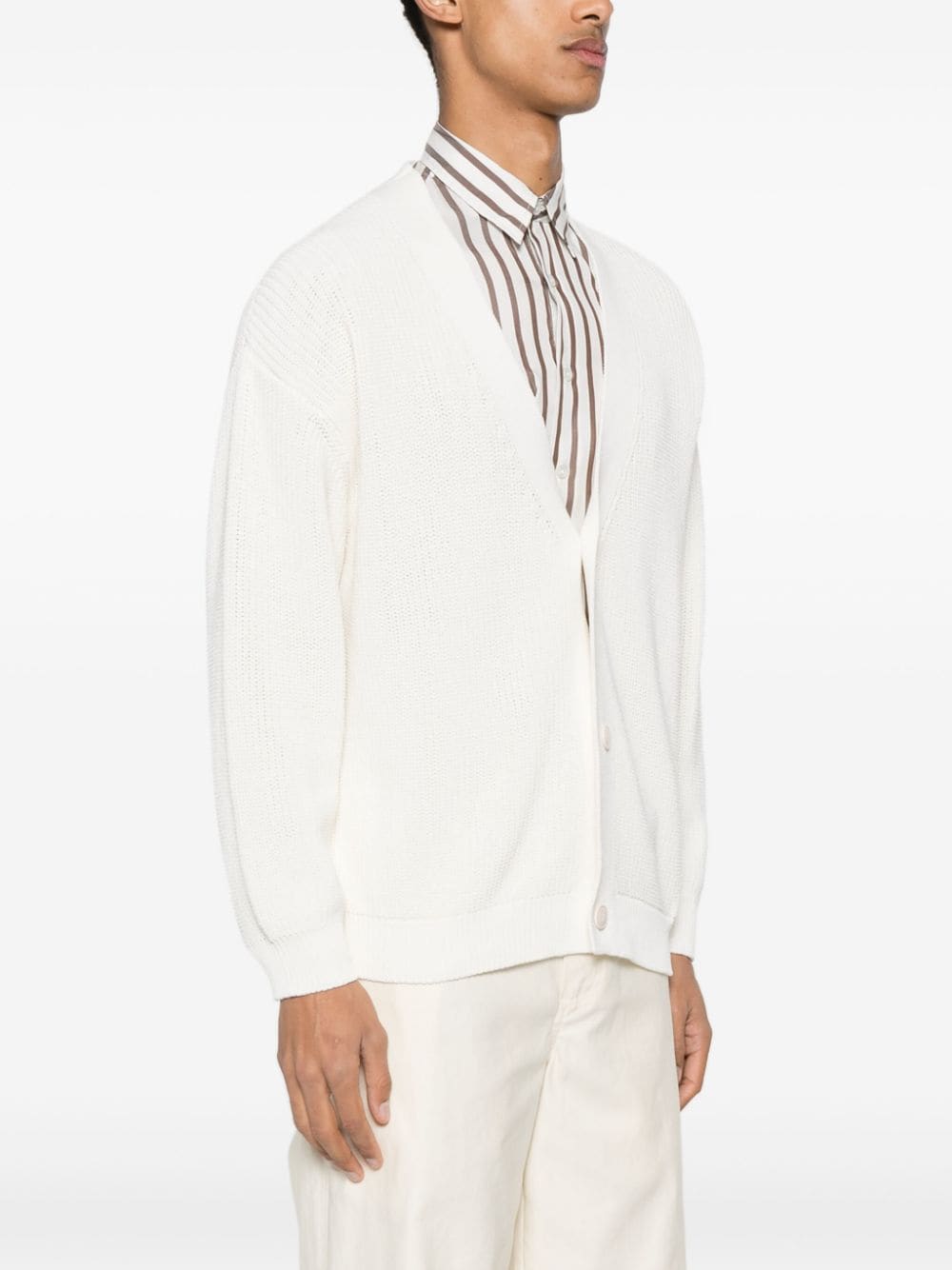 Lardini Sweater - Bianco | f82fbc164b65a41d7d987f602fe7fcdadeaa5edd