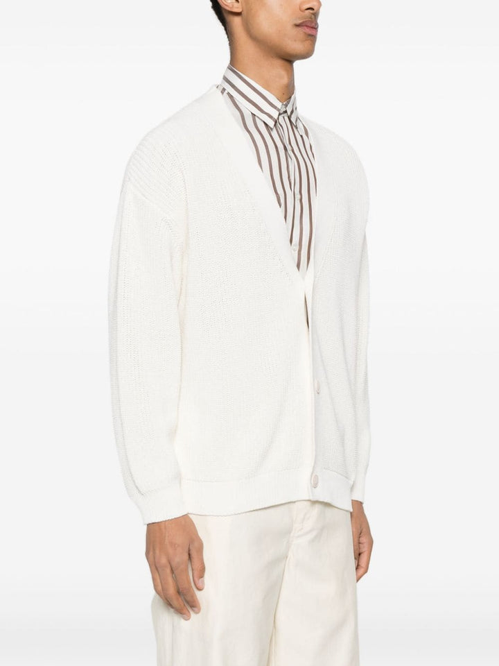 Lardini Sweater - Bianco | f82fbc164b65a41d7d987f602fe7fcdadeaa5edd
