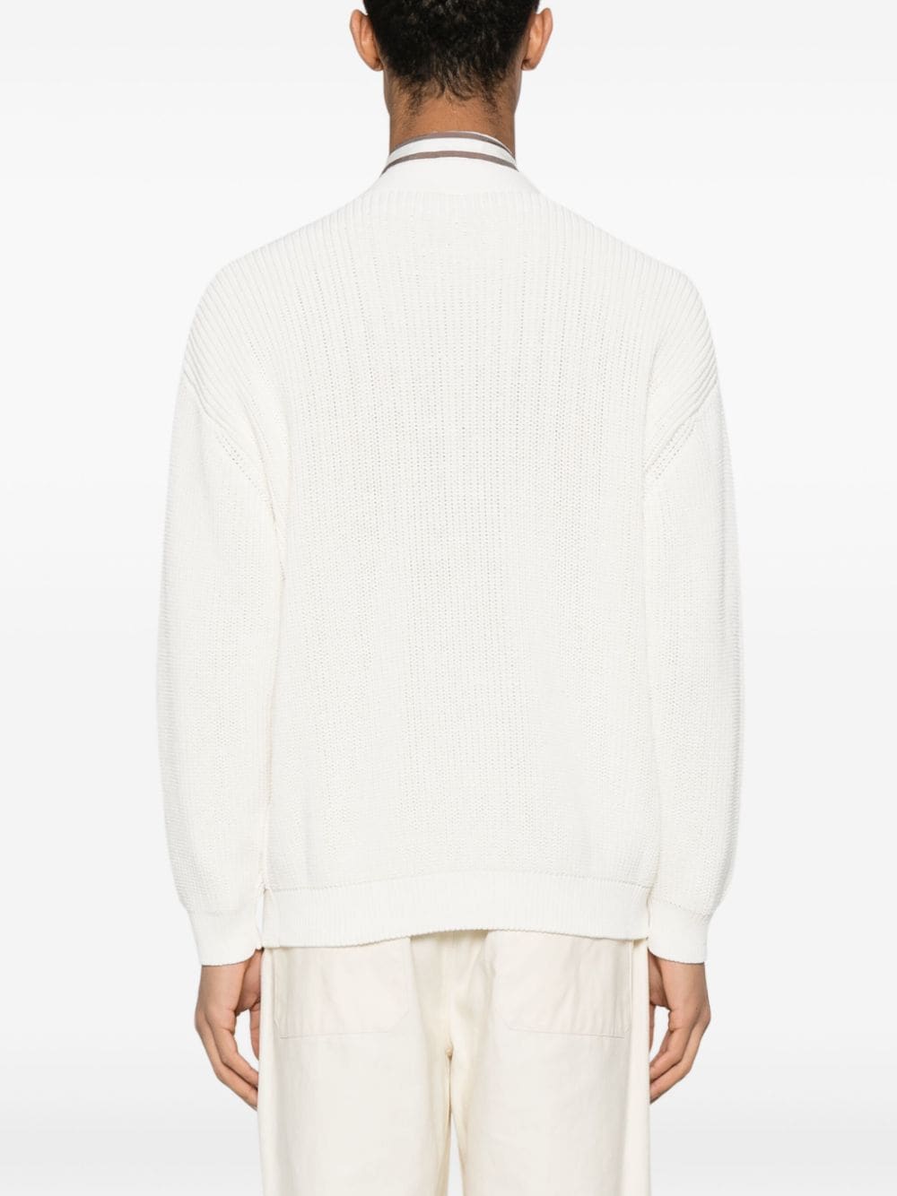Lardini Sweater - Bianco | 37c0d541dcac29677e1bd277203c844280e8f8a3
