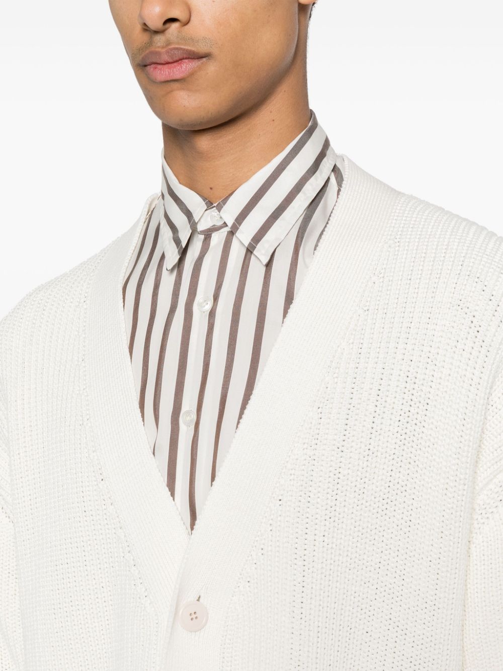 Lardini Sweater - Bianco | 31f97f03d064e30d38e36d508b4a804c32a1ee8e