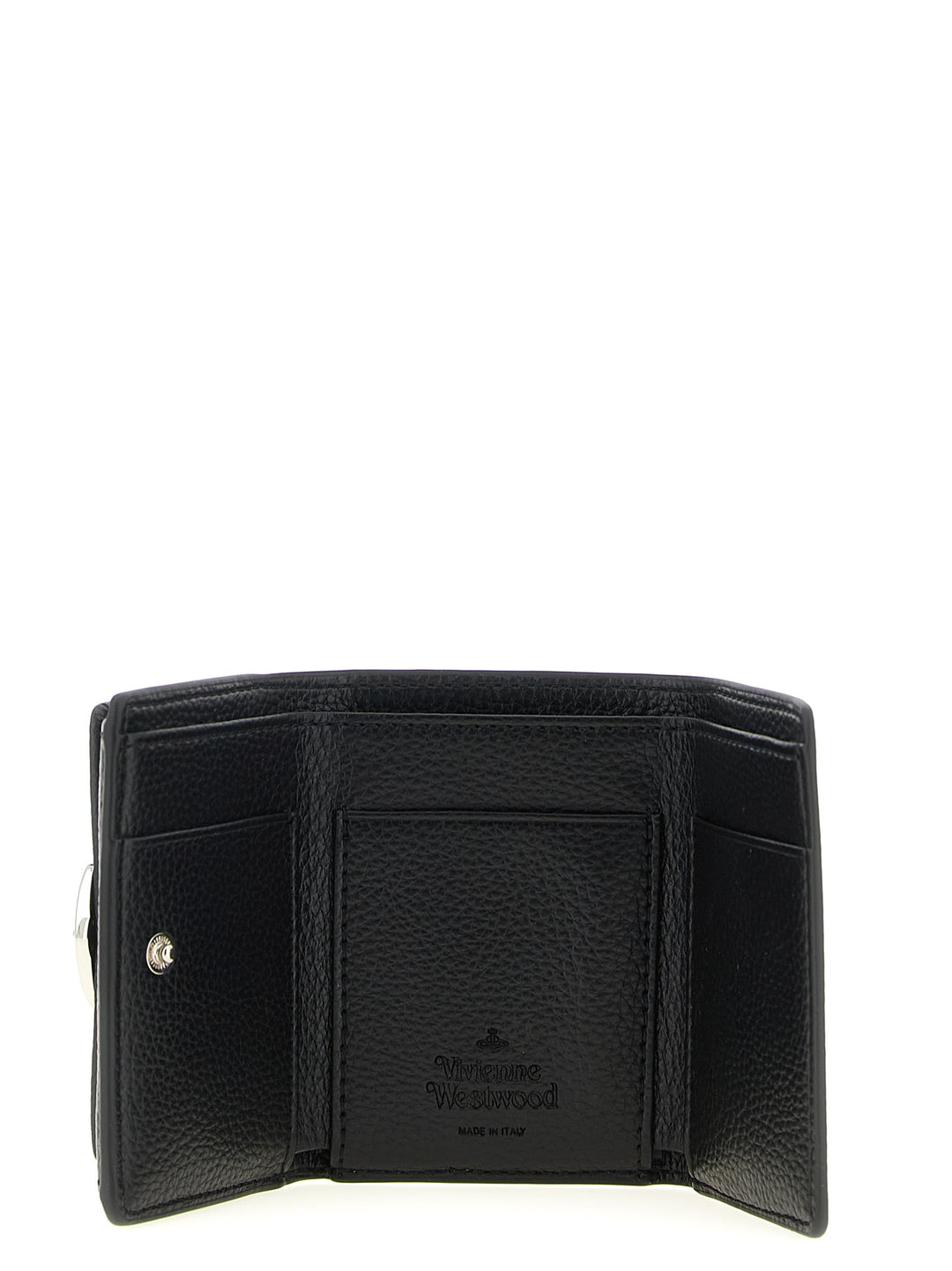 Vivienne Westwood Orb Logo Small Wallet Portafogli - Nero | 9a6402453a42f6fe3f15ddf9bc08ca9d1e272b42