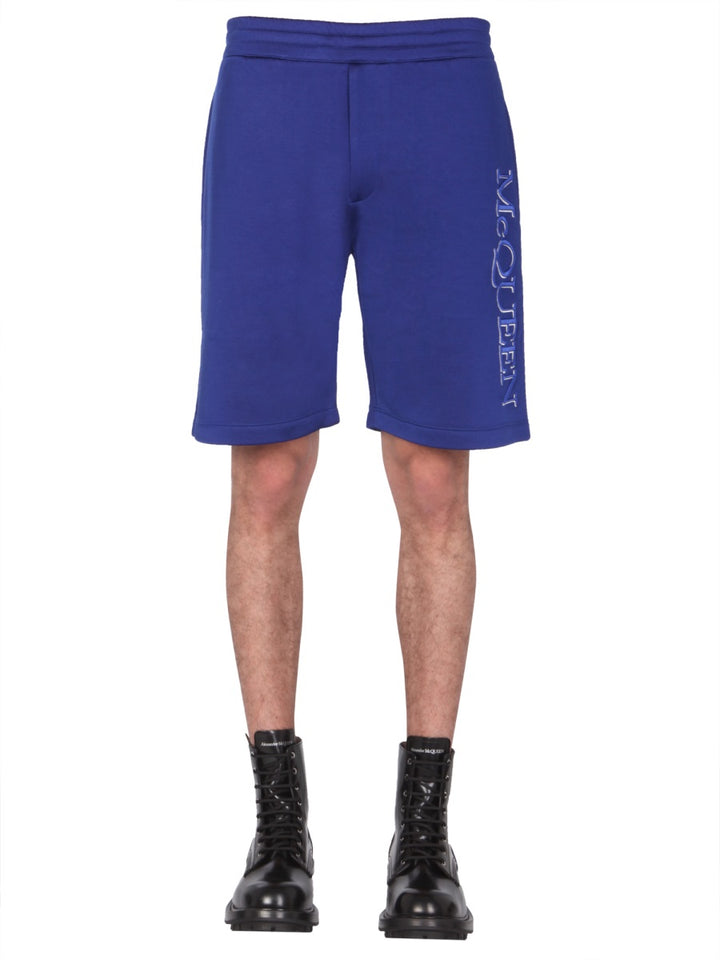 Alexander McQueen Shorts - Blu | Wanan Luxury