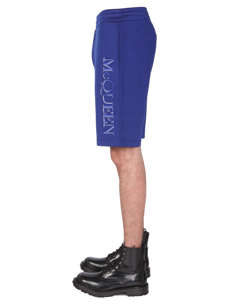 Alexander McQueen Shorts - Blu | Wanan Luxury