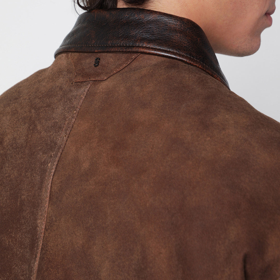 Salvatore Santoro Coats & Jackets - Marrone | 3b057d1af9f88085cd3fa1ecbb03d8f0d357d025