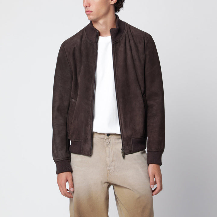 Salvatore Santoro Coats & Jackets - Marrone | b1b510f6a3ba7dfa575e6df36a78914545a02af2