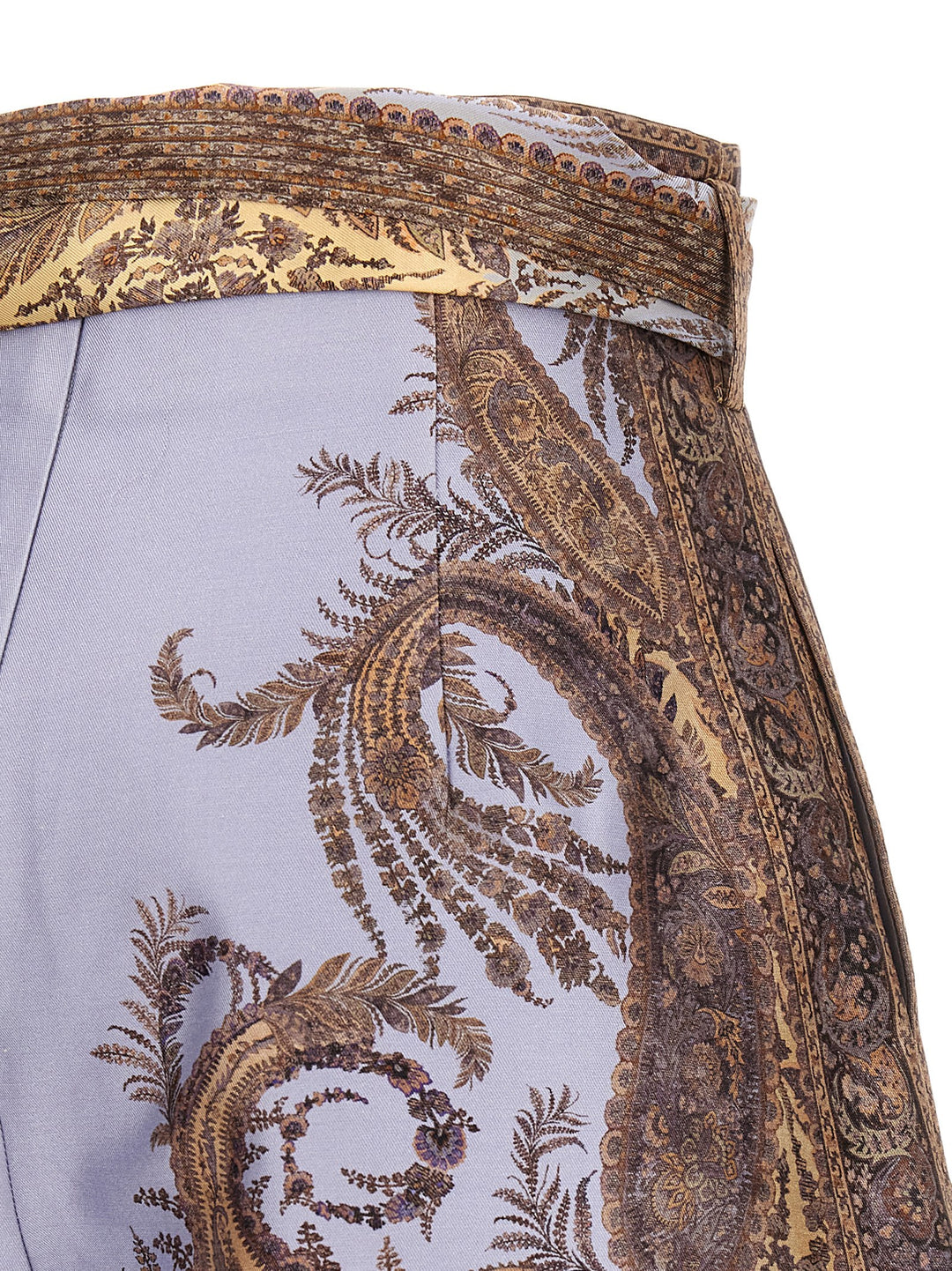 Zimmermann Hypnotic Flat Front Bermuda e Short - Viola | 1029d31fc13df541b99a2a85376823a12cb4dc88