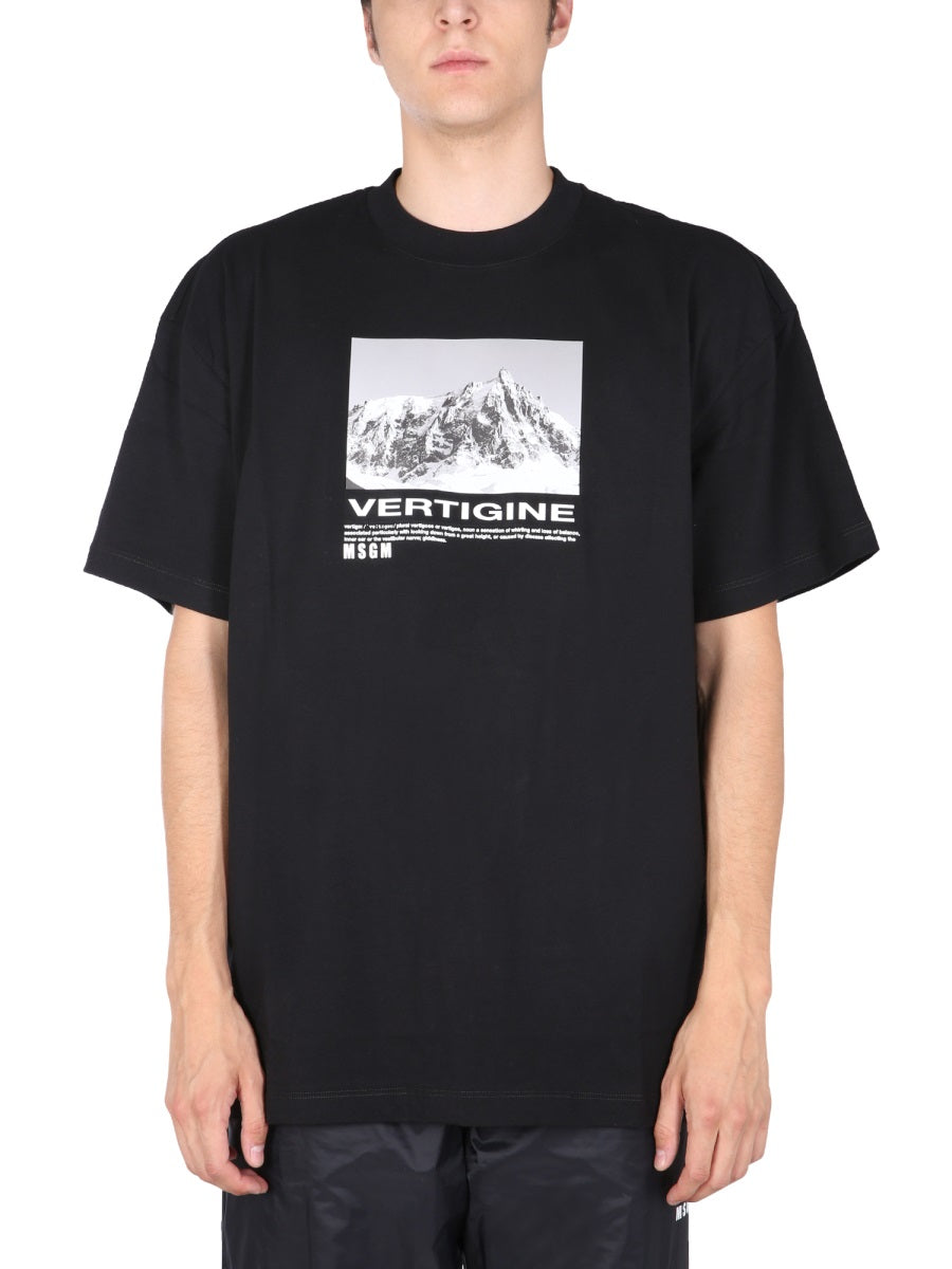 MSGM T shirt - Nero | Wanan Luxury