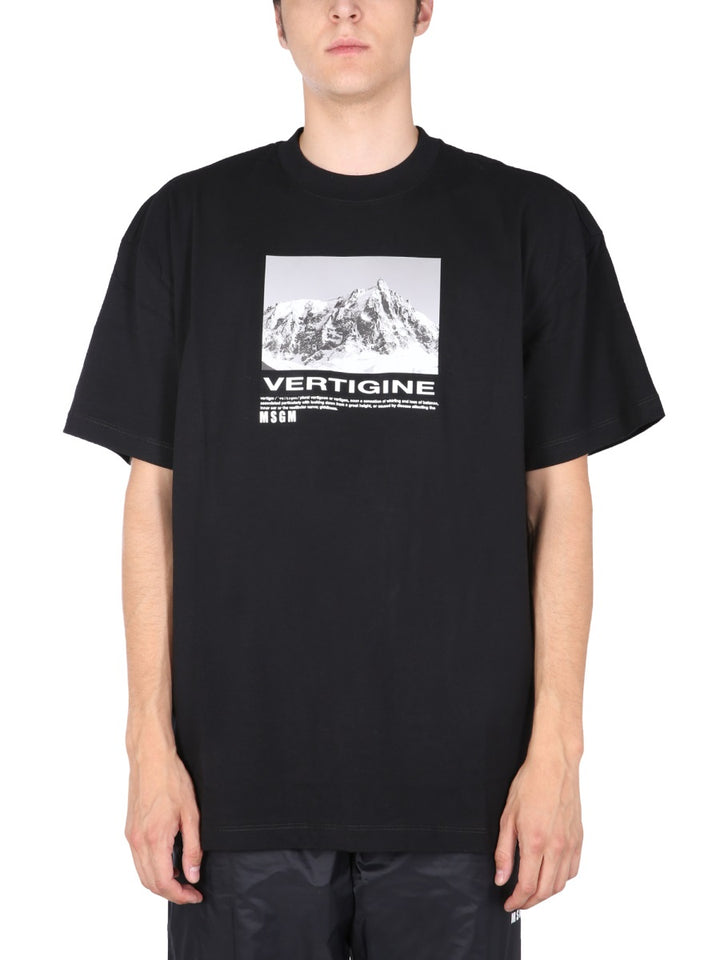 MSGM T shirt - Nero | Wanan Luxury