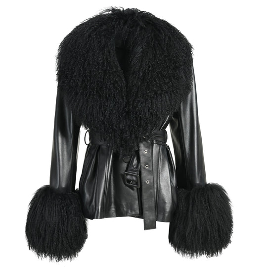 Giacca Pegghy nera in Mongolia