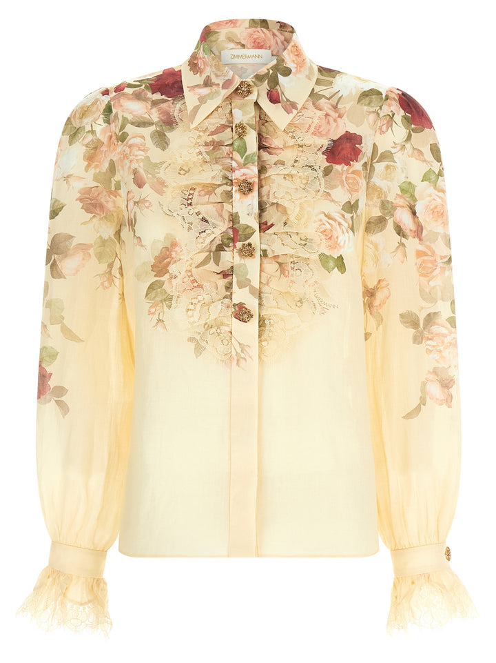 Zimmermann Hypnotic Tux Camicie - Rosa | 22bc4f00be1a84c441daa7433e155049bfc1490d