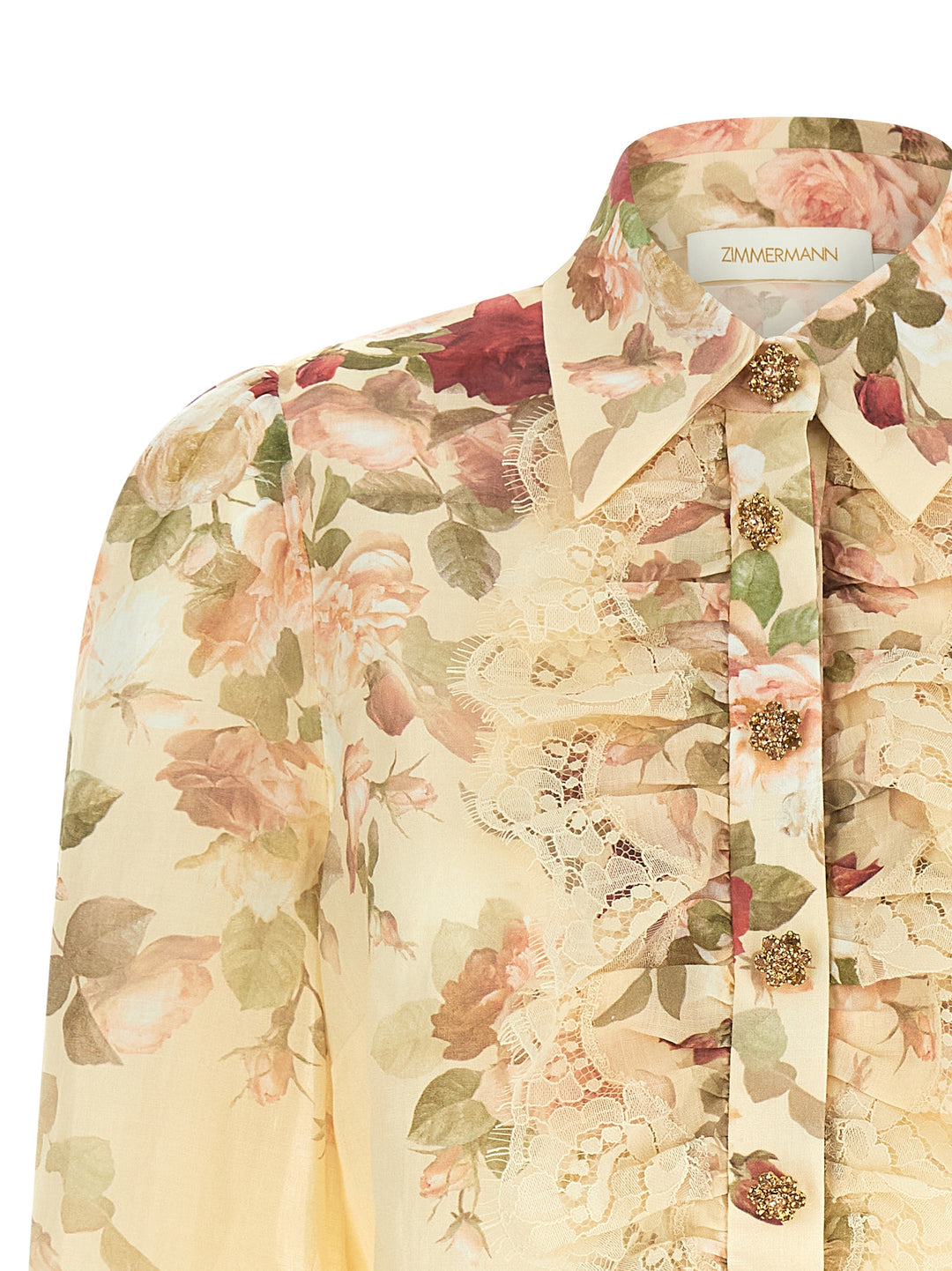 Zimmermann Hypnotic Tux Camicie - Rosa | 218ccce1852a3cf93b9c8eb31af9c0d6dbbdaf0e