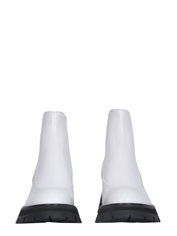 Alexander McQueen Stivali - Bianco | Wanan Luxury