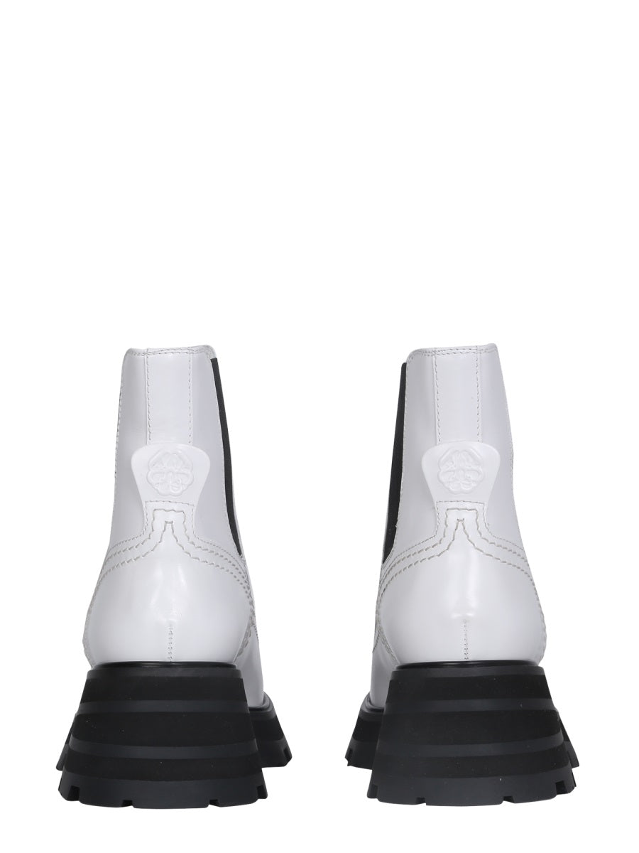 Alexander McQueen Stivali - Bianco | Wanan Luxury
