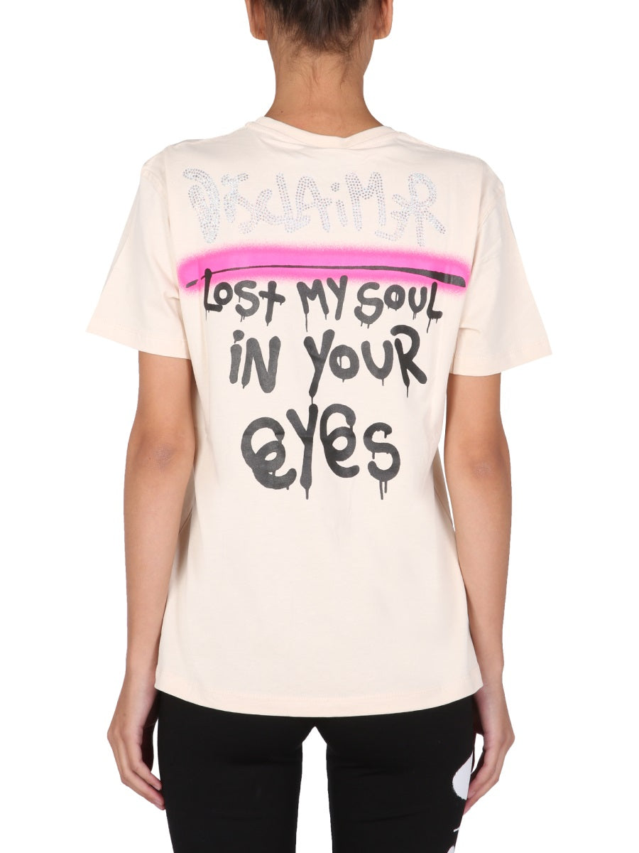 Disclaimer T shirt - Bianco | Wanan Luxury