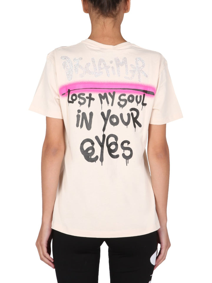 Disclaimer T shirt - Bianco | Wanan Luxury