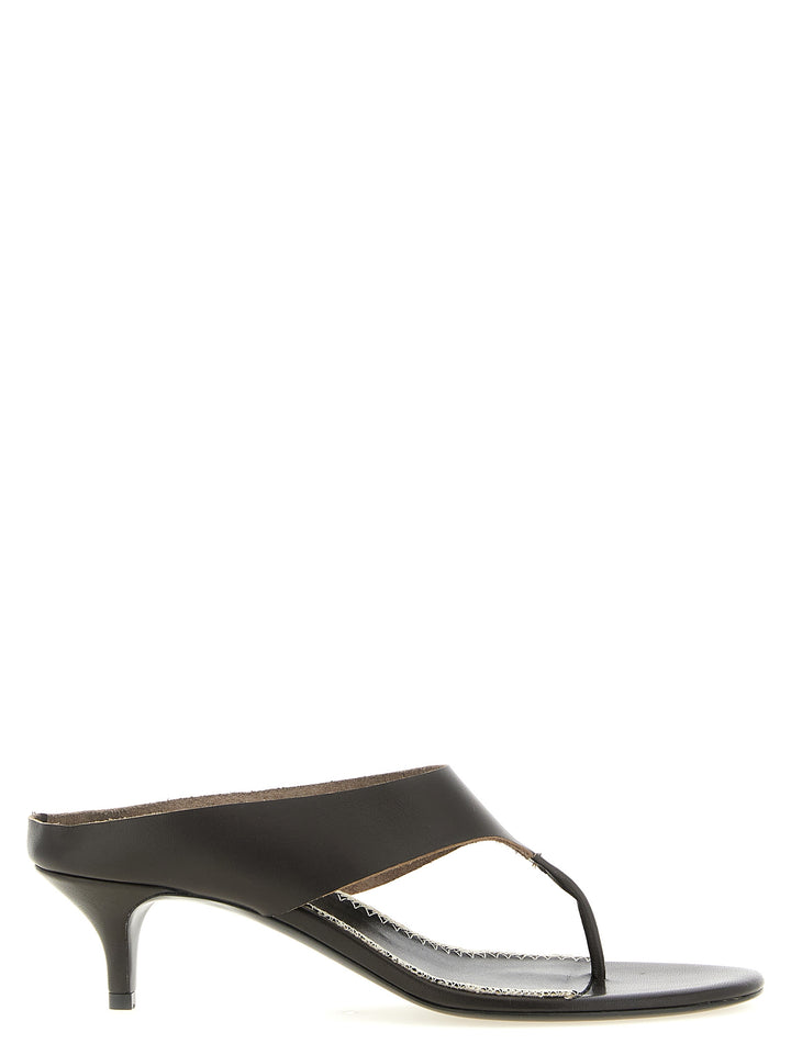 Magda Butrym Leather Sandali - Marrone | 5d6b23c7fd70641bb1f6cb9cb0e391fbf4d312e4
