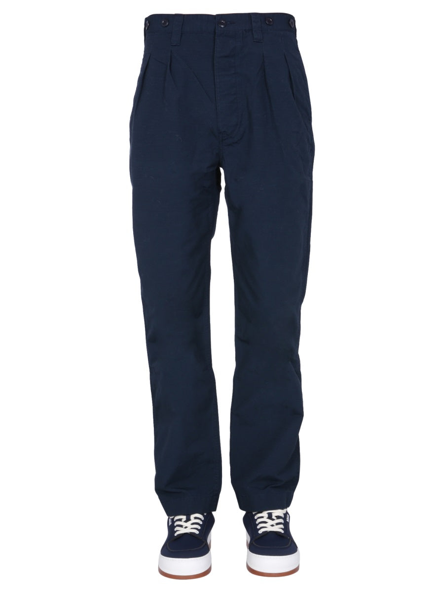 Nigel Cabourn Pantaloni - Blu | Wanan Luxury