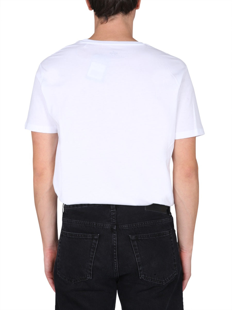 Alpha Industries T shirt - Bianco | Wanan Luxury