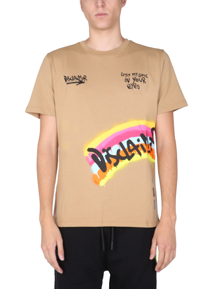 Disclaimer T shirt - Marrone | Wanan Luxury