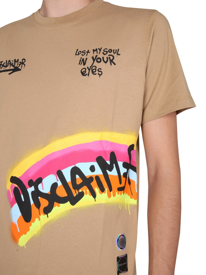 Disclaimer T shirt - Marrone | Wanan Luxury