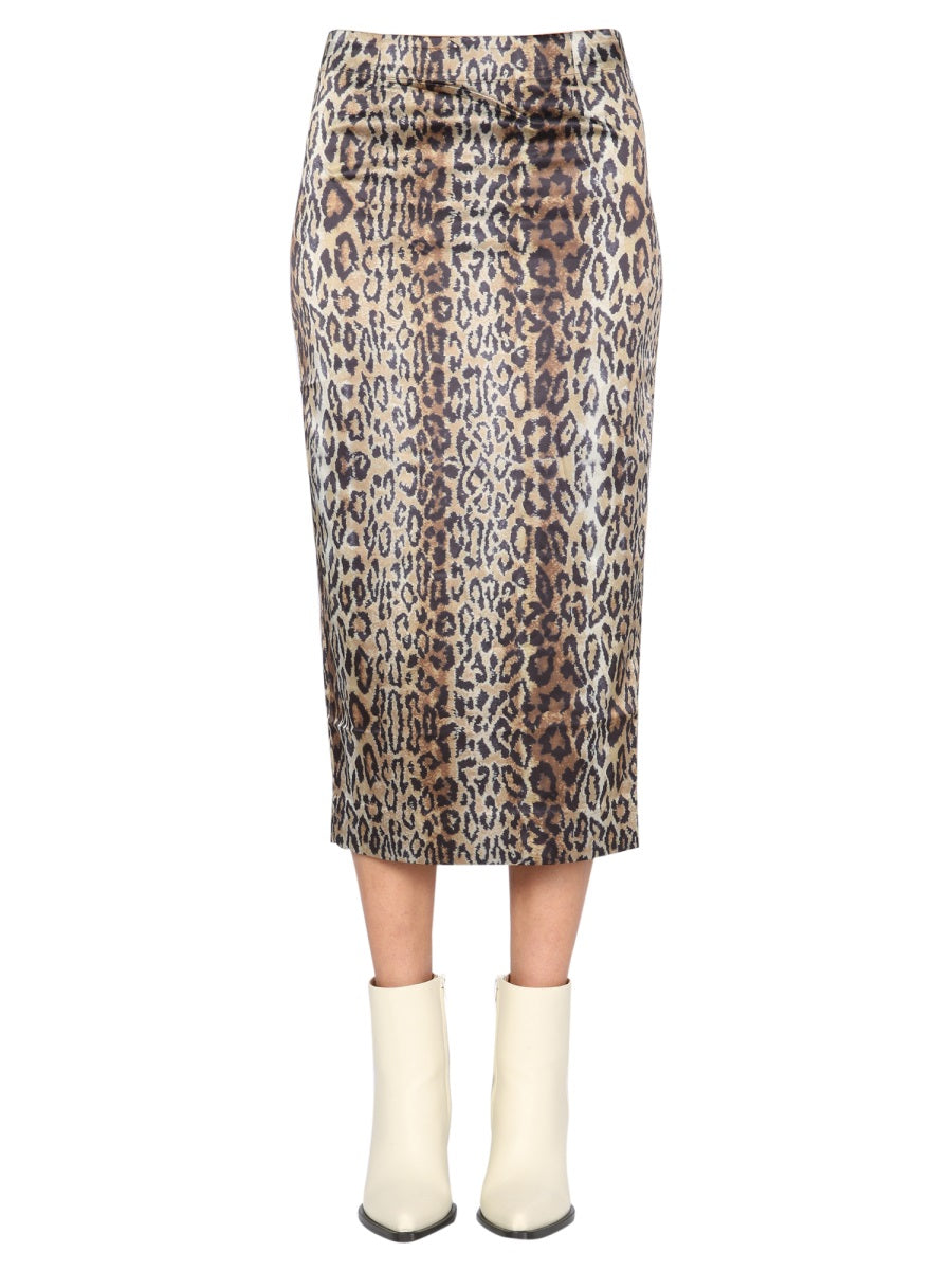 Rotate Birger Christensen Gonne - Animalier | Wanan Luxury
