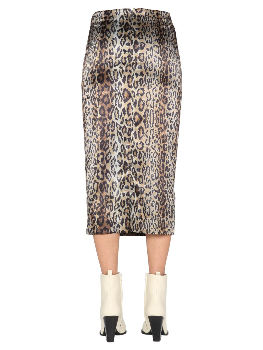 Rotate Birger Christensen Gonne - Animalier | Wanan Luxury