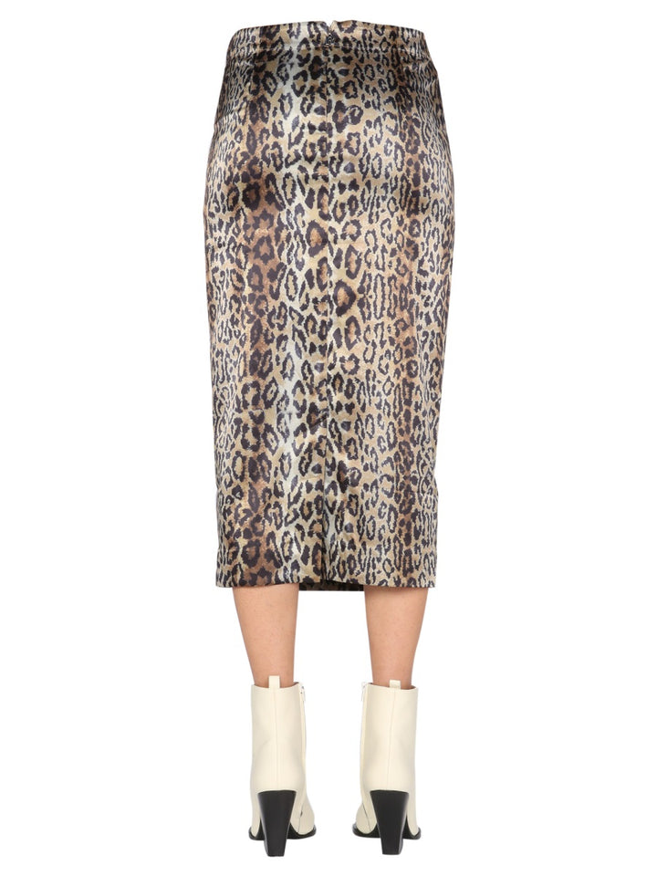 Rotate Birger Christensen Gonne - Animalier | Wanan Luxury
