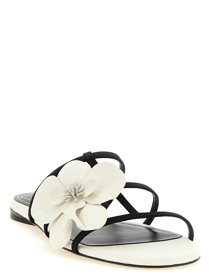 Zimmermann Orchid Sandali - Bianco/Nero | d44245c923e451fe27cebfa77d8b7214549cf04a