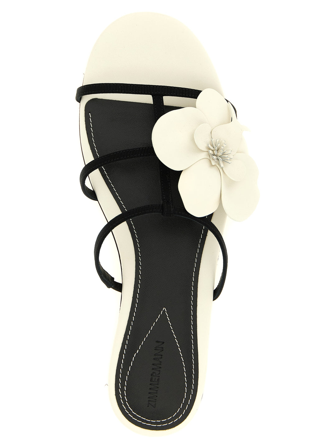 Zimmermann Orchid Sandali - Bianco/Nero | 846c23e07b4dee0ca79f81654e6c48e69ef510d5