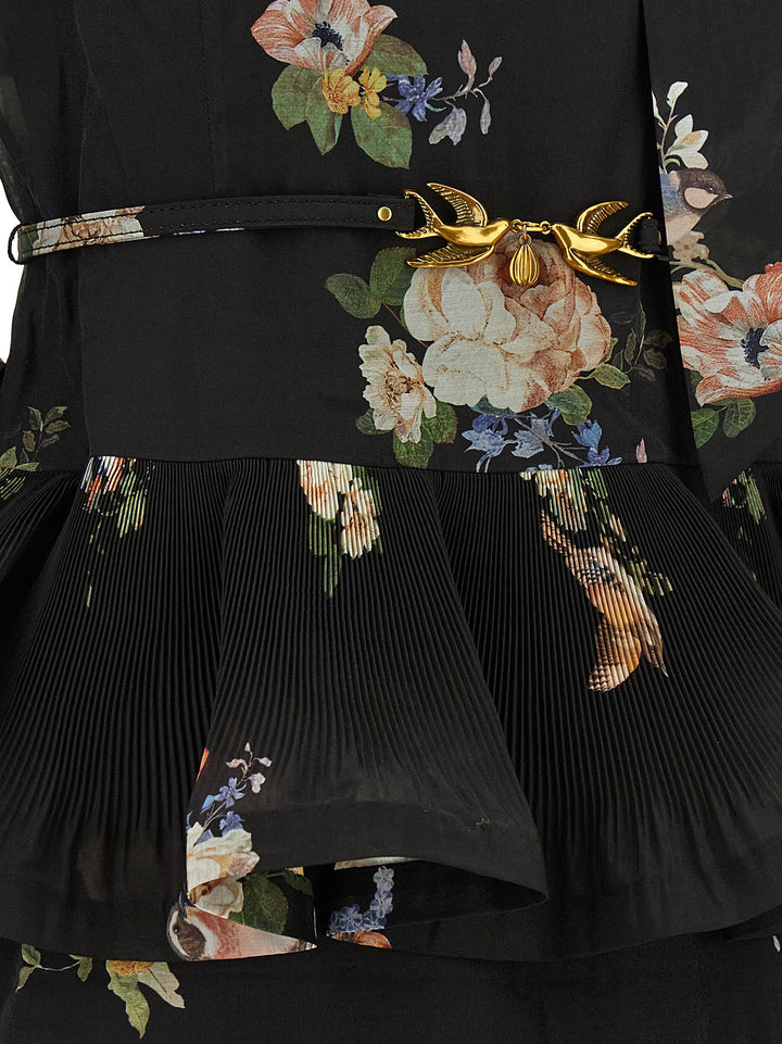Zimmermann Pleated Sleeved Dress Abiti - Nero | 99a3369e7f7e59b30f048693ca45201dd9393fc4