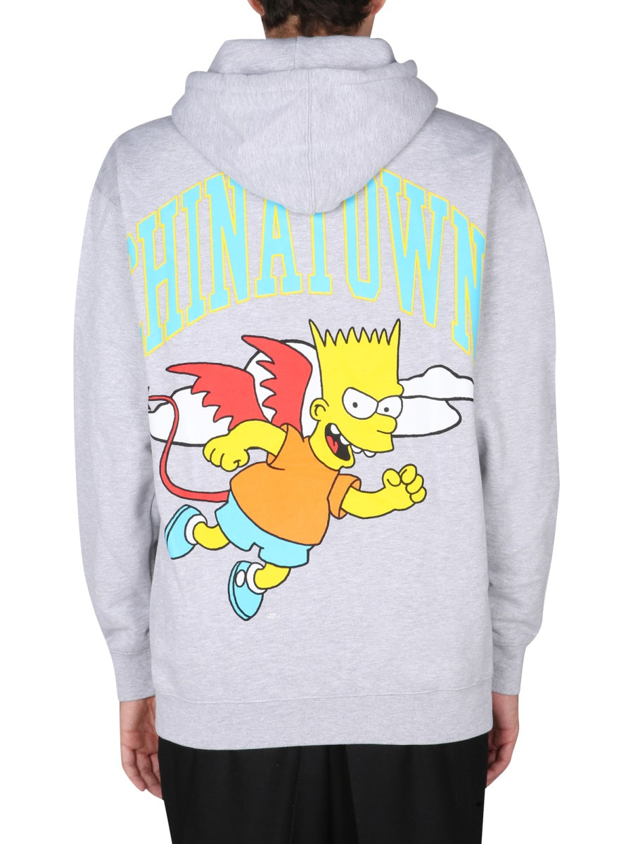 Chinatown Market x The Simpsons Felpe - Grigio | Wanan Luxury