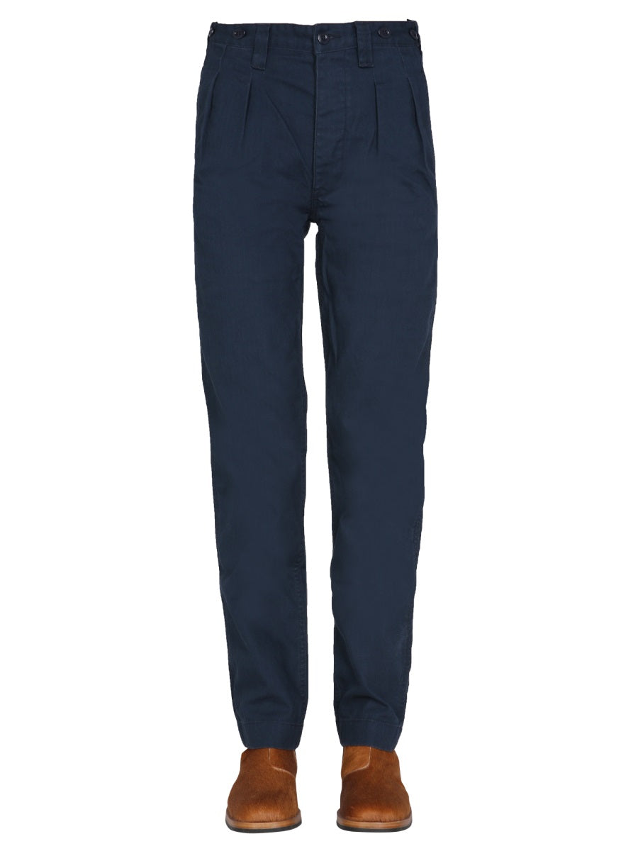 Nigel Cabourn Pantaloni - Blu | Wanan Luxury