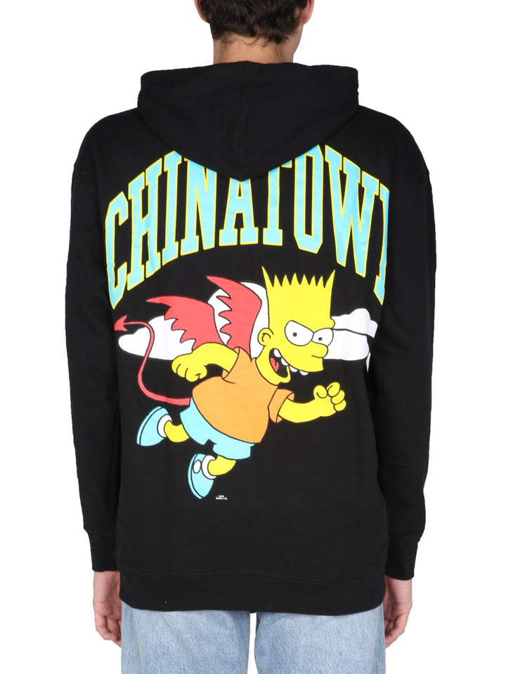 Chinatown Market x The Simpsons Felpe - Nero | Wanan Luxury