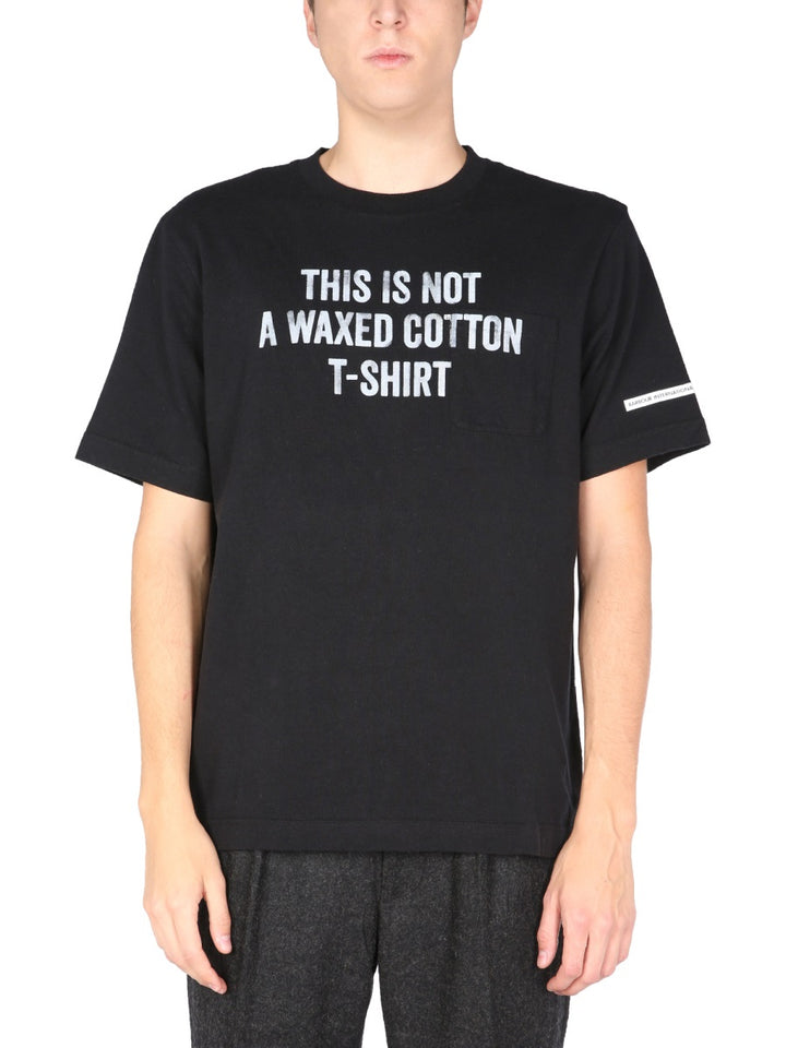 Barbour T shirt - Nero | Wanan Luxury