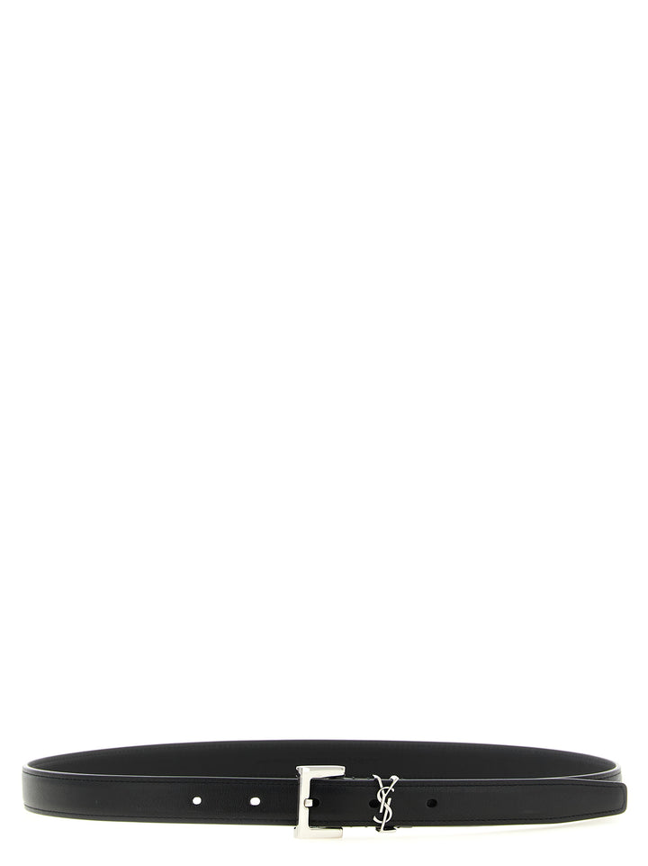 Saint Laurent Cassandre Cinture - Nero | 902fc1e2c2bbeac47e265fd25585901c4ec5d8c6
