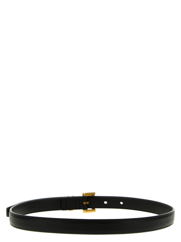 Saint Laurent Cassandre Cinture - Nero | fe10c4de408b864dcc3ce0b9a44597e0bde10fb0