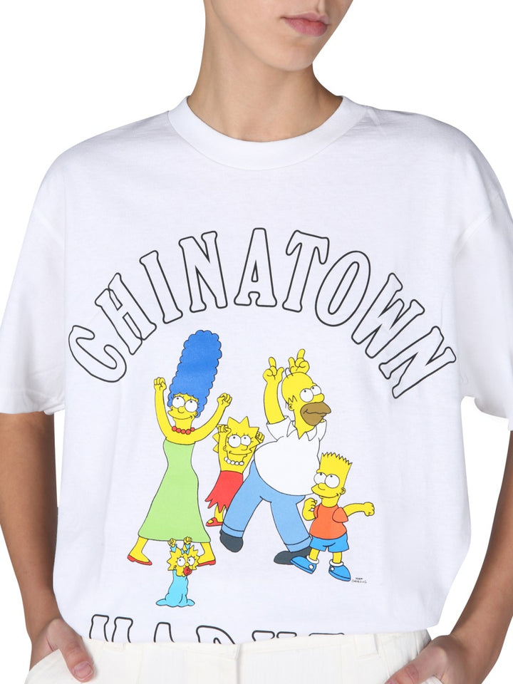 Chinatown Market x The Simpsons T shirt - Bianco | Wanan Luxury