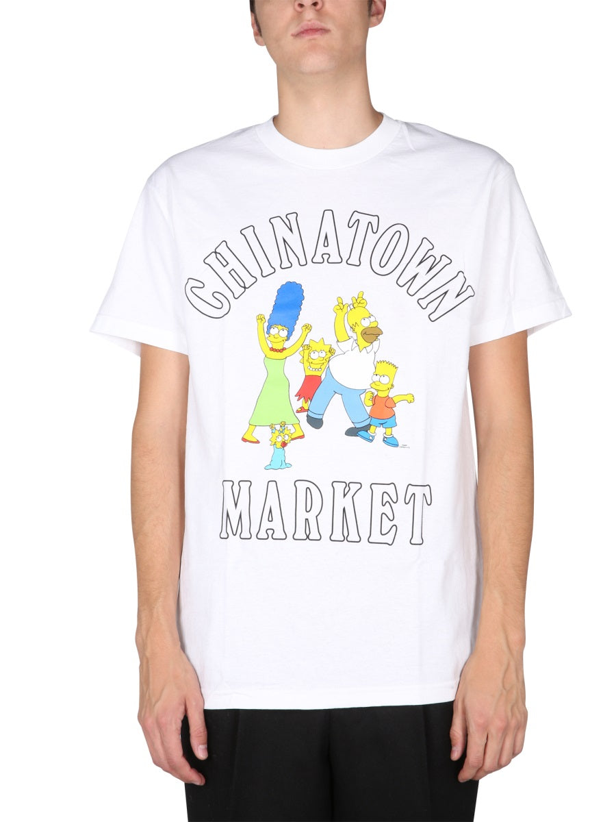Chinatown Market x The Simpsons T shirt - Bianco | Wanan Luxury