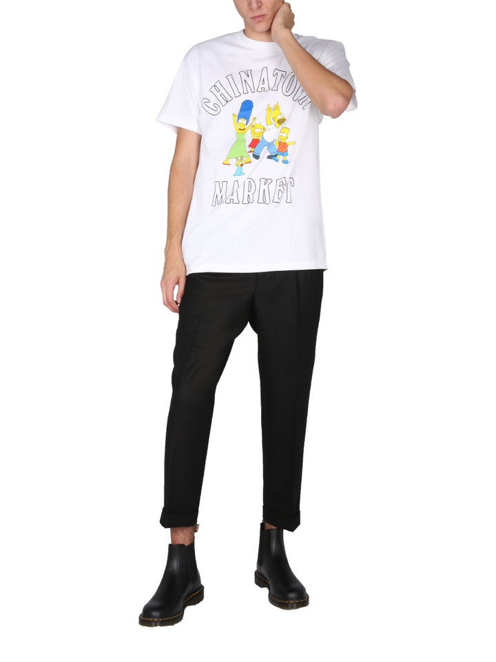 Chinatown Market x The Simpsons T shirt - Bianco | Wanan Luxury