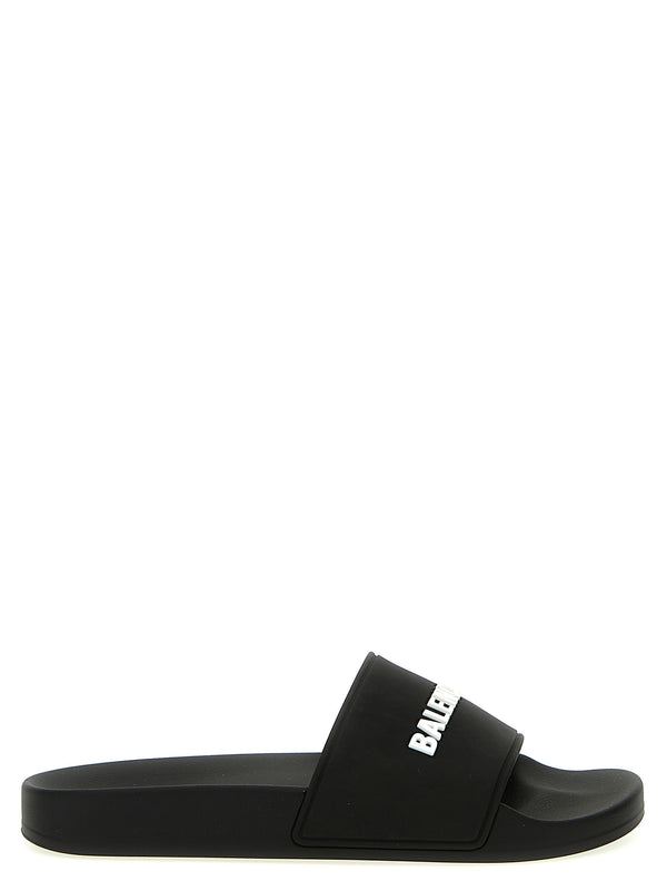 Tongs de piscine Blanc/Noir