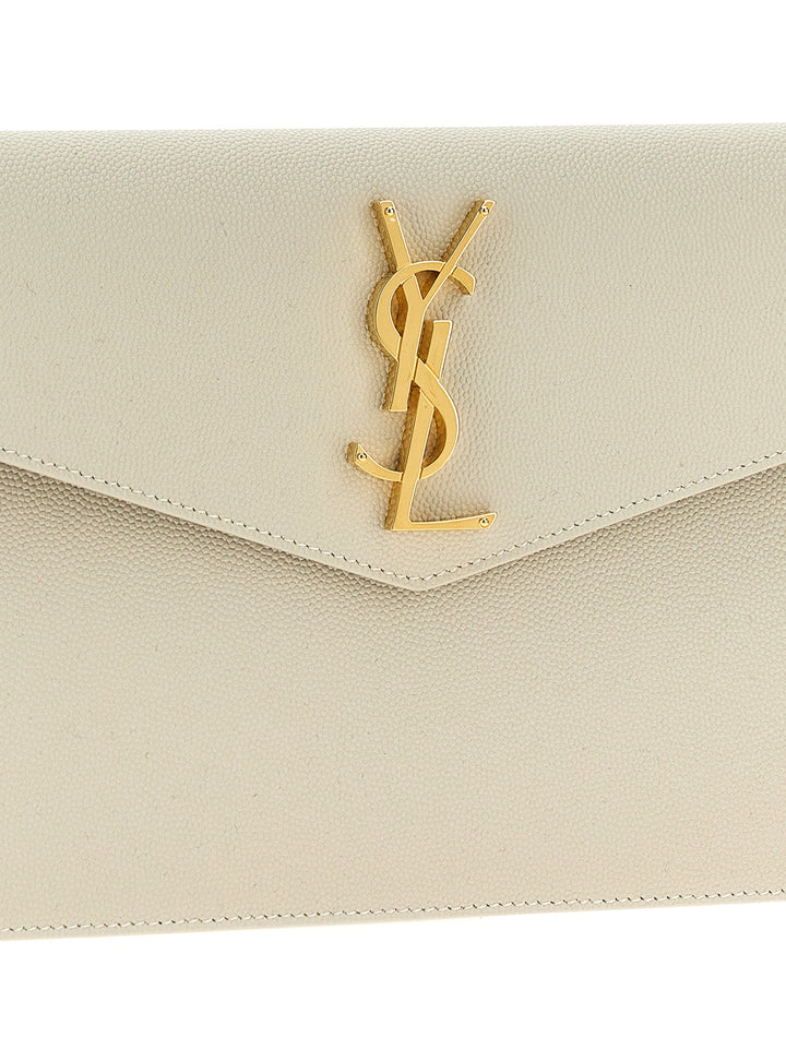 Saint Laurent Uptown Clutch - Bianco | b5e0dba0f8802c20a9f5d8335dc2f4e6c39d41e6